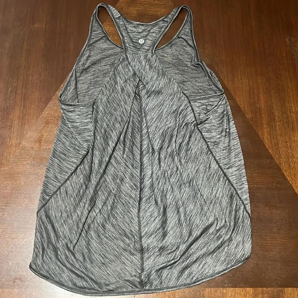 Lululemon Essential Tank Heathered Black